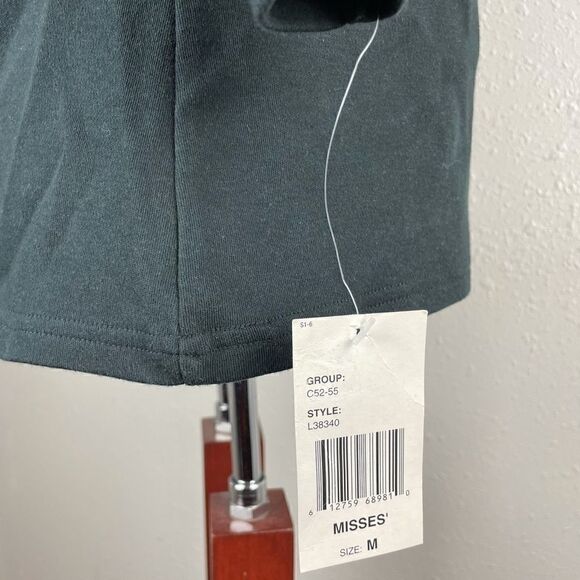 NWT PBX Black Three Quarter Sleeve T-Shirt Size M - Picture 3 of 5